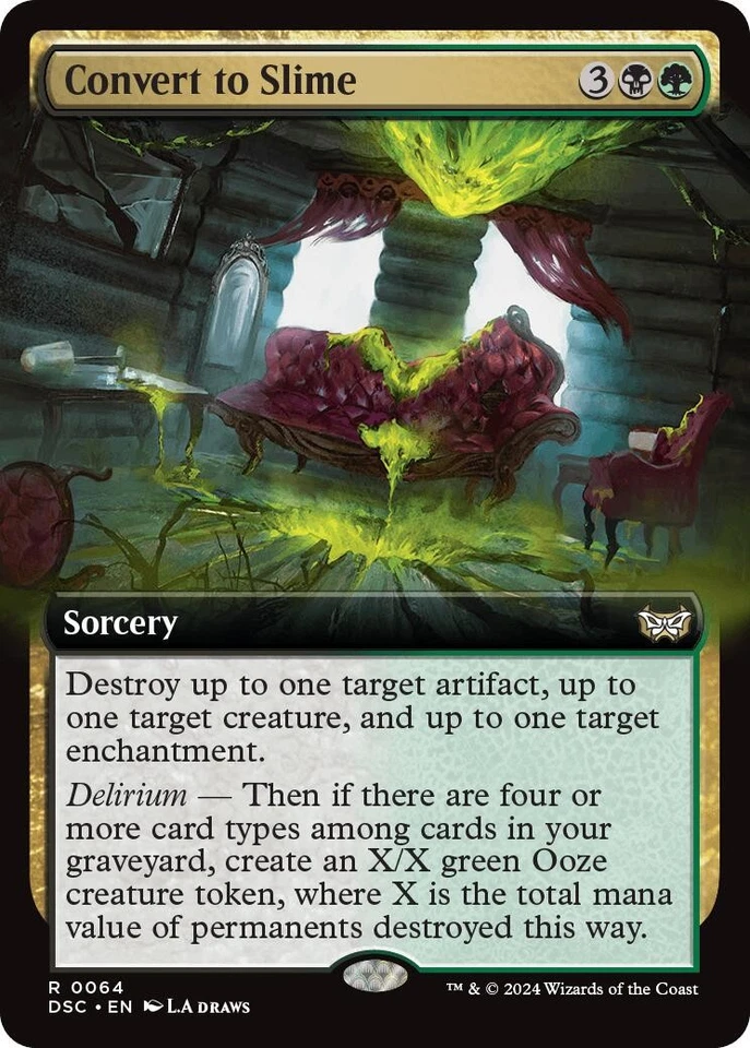 Convert to Slime (Extended Art) 64 LP Normal Commander: Duskmourn: House of H... - Image 1 of 1