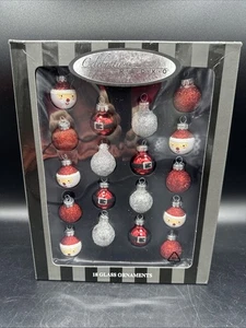 Celebrations by Radko Package of 18 Mini Glass Ball Ornaments Hand Crafted Glass - Picture 1 of 8
