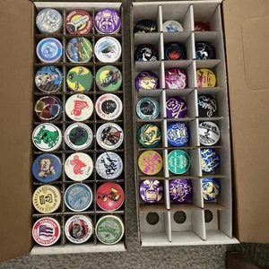Lot Of Pogs Vintage 90s, 100 Random Milk Cap 🔥NOSTALGIC - Picture 1 of 2