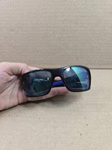 Oakley Turbine Sunglasses Black & Blue Frames Only Used Condition Read - Picture 1 of 11