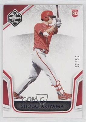 2020 Panini Chronicles Limited Blue /50 Shogo Akiyama #1 Rookie RC - Image 1 of 2