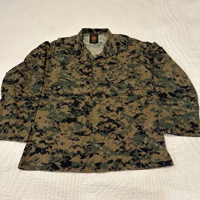 US Marines American Apparel Woodland Marpat Digital Camuflada Camisa Chaqueta Mediana Corta Foto 1 de 4