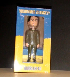VOLODYMYR ZELENSKYY Bobblehead of Ukraine President Hall of Fame - Picture 1 of 4
