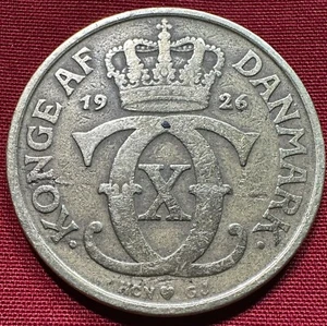 Dinamarca 1926 2 coronas - Christian X - Acuñado en Copenhague - KM#825.1 - Imagen 1 de 2