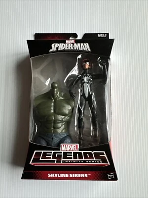 Novo 2013 Marvel Legends Skyline Series Mulher Aranha Menina Duende Verde BAF - Imagem 1 de 3