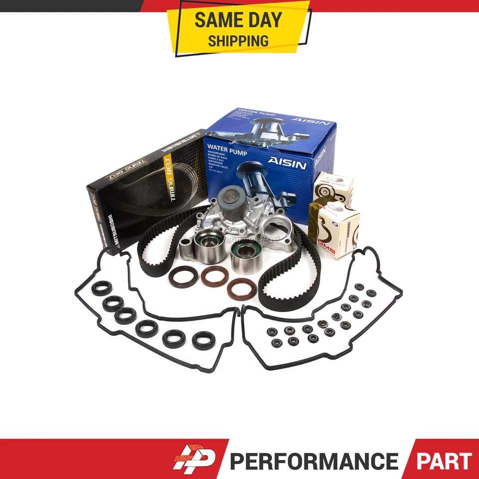 Kit de correa de distribución AISIN bomba de agua válvula cubierta 96-04 Toyota T100 Tundra 3,4 L 5 VZFE Foto 1 de 4