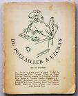 Du Poulailler A L'Ecran signé d'un dessin par Sam Letrone/Première édition/1949