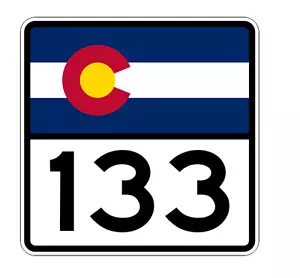 Colorado State Highway 133 Sticker Decal R1855 Highway Sign - Picture 1 of 1