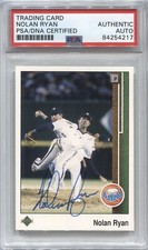 1989 Nolan Ryan Upper Deck AUTOGRAPH SIGNED #145 Astros PSA/DNA AUTHENTIC AUTO