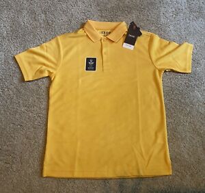 Izod Boy’s Short Sleeve Collared Dress Shirt Size M 10/12 Husky