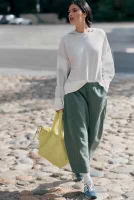 Daily Practice by Anthropologie Boxy Pullover Sweatshirt Long Sleeve Top XL NEW - Изображение 1 из 4