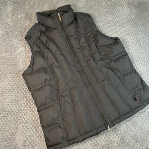 Woolrich Womens Puffer Vest Jacket Size XL Full Zip Black Insulated Ski Outdoor - Picture 1 of 8