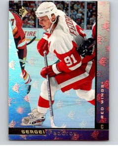 1996-97 SP Hockey #48 Sergei Fedorov  Detroit Red Wings V90985