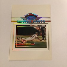 1993 Stadium Club Master Photos Rickey Henderson Oakland Athletics #NNO