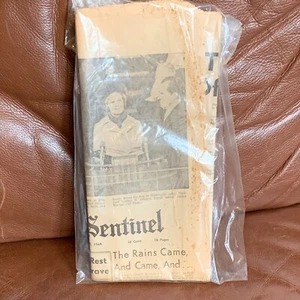 Santa Cruz Sentinel 20.01.1969 Nixon leistet Amtseid volle Zeitung Papier - Bild 1 von 7