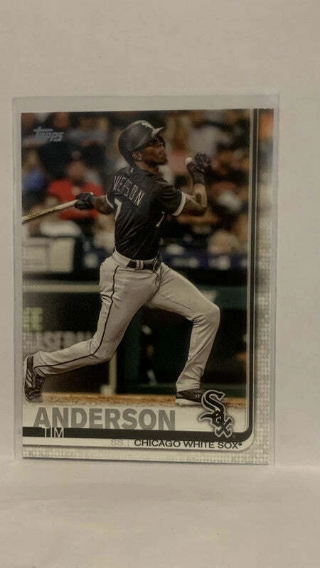 #80 Tim Anderson Chicago White Sox 2019 Topps Series 1 Baseball Card - Image 1 of 2