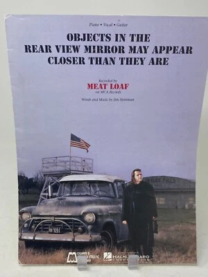 Objects in the Rear View Mirror Sheet Music by Meat Loaf Piano Vocal Guitar - Image 1 of 3