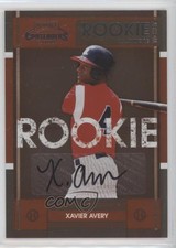 2008 Playoff Contenders Season Ticket Auto Xavier Avery #50 Auto