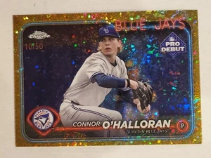CONNOR O'HALLORAN 2024 Topps Pro Debut GOLD MINI-DIAMOND CHROME #'d 10/50 Jays - Bild 1 von 1