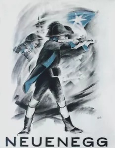 Original vintage poster SWISS SCHUTZENFEST SHOOTING 1922 - Picture 1 of 1