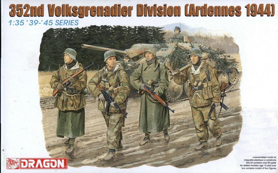 Dragon 1/35 6115 WWII German 352nd Volksgrenadier Division (Ardennes)(4 Figures) - Image 1 of 1