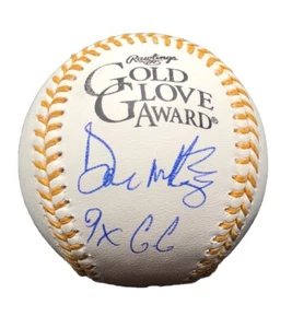 Don Mattingly Autographed Gold Glove Baseball New York Yankees 9x GG Beckett COA - Picture 1 of 3