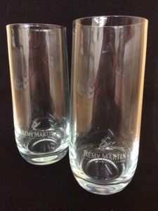 Remy Martin Fine Champagne Cognac Long Drink Clear Glass x2 (GREAT GIFT) - Picture 1 of 1