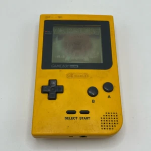 Game boy pocket nero DIFETTOSO funzionante console DESCRIZIONE schermo ko - Foto 1 di 5