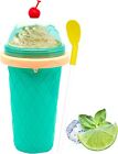 Slushie Maker Cup - DIY Magic Quick Frozen Smoothies for Pink Or Green 
