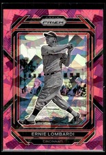 2023 Panini Prizm Pink Ice Prizm Ernie Lombardi #219 ST1