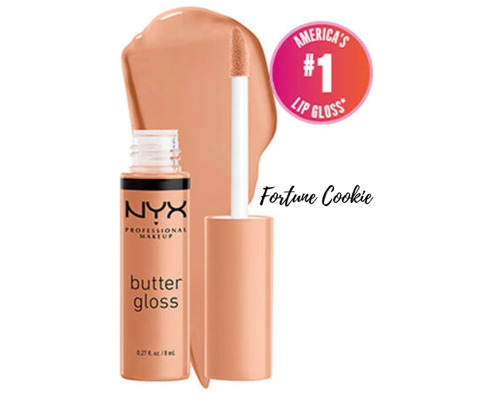 NYX Butter Gloss Non Sticky Lip Gloss- FORTUNE COOKIE 0.27 oz - Image 1 of 1
