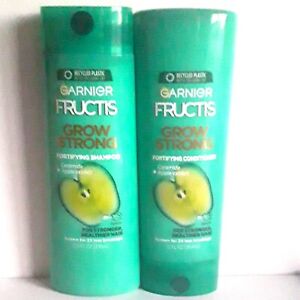 2X Garnier Fructis GROW STRONG Fortifying Shampoo and Conditioner Set 12 oz