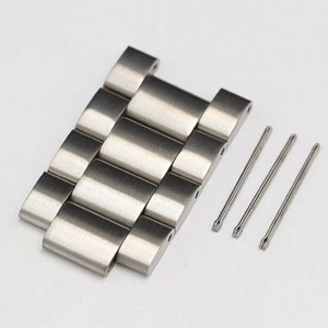 Orient Genuine 4 Link WV0031TY Men's Watch Belt Band Bracelet Parts Silver 20mm - Picture 1 of 3