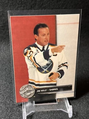 1991 Pro Set Platinum JIM KELLY #293 NM-MT Buffalo Sabres Celebrity Captain NHL - Image 1 of 2