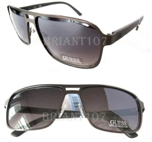 Nuevas gafas de sol GUESS GF0192 09B titanio/gris para hombre $75 - Imagen 1 de 8