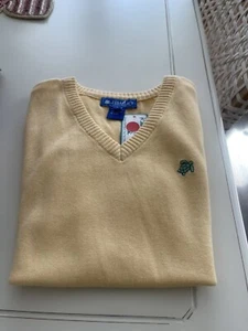 J Bailey Boys V Neck Yellow Vest Size 12 - Picture 1 of 5