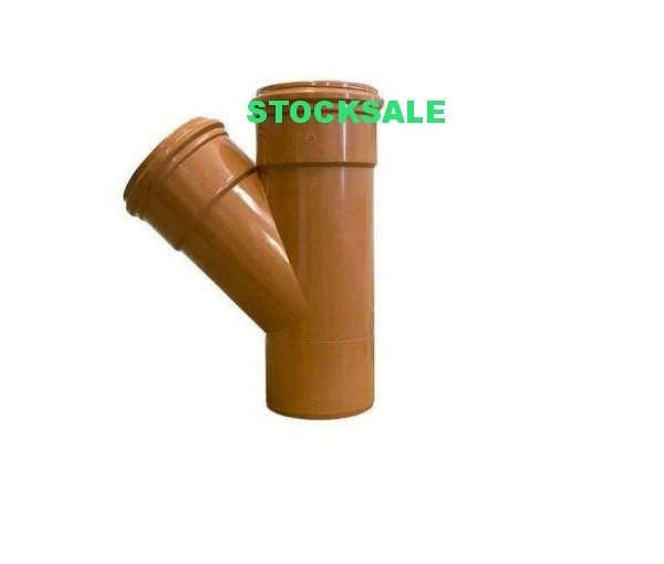 110mm Underground Drainage Y Branch DOUBLE  Socket - Image 1 of 1