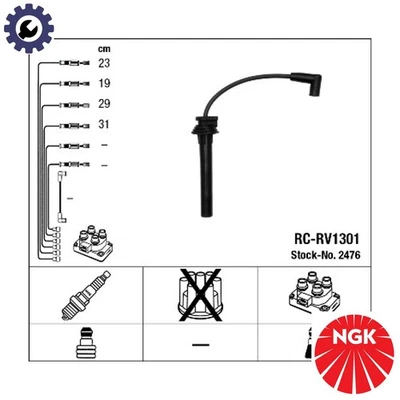 IGNITION CABLE KIT 2476 FOR MINI CHRYSLER W11B16/W10B16A 1.6L 4cylEJD 1.6L 4cyl - Image 1 of 4