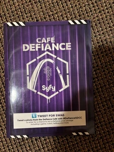 Menge 2 SDCC Defiance Cafe Menüs + Extras von Hard Rock Hotel Comic Con Pop-up - Bild 1 von 3