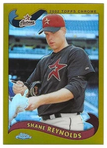 2002 Topps Chrome Gold Refractor #566 Shane Reynolds Houston Astros BV$2.50 - Picture 1 of 1
