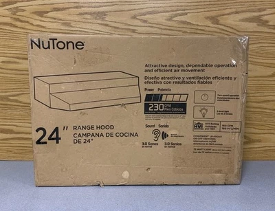 Alcance NuTone RL6224WH 24 polegadas sem ventilação - Branco ** A CAIXA ESTÁ DANIFICADA** - Imagem 1 de 4