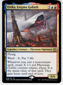 Phyrexia: All Will Be One #213 Ovika, Enigma Goliath - Picture 1 of 2