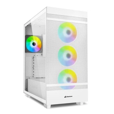 Sharkoon Rebel C50 RGB ATX Full Tower Bianco - Image 1 of 4