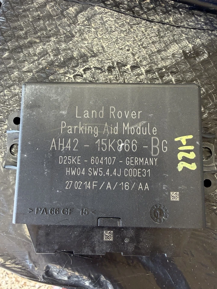 Módulo de control de ayuda de estacionamiento Range Rover/Jaguar 2010-2012 AH42-15K866-BE Foto 1 de 1