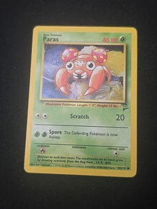 Paras 085/130 Base Set 2 Regular WOTC Vintage Pokemon TCG Lightly Played - Bild 1 von 2