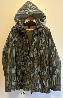 Chaqueta Ropa Vintage Cabelas Cola Blanca Camuflaje Vellón Goretex Con Capucha XL Foto 1 de 4