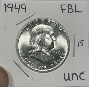 1949 Franklin Half Dollar Coin  - Picture 1 of 2