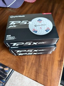 TaylorMade 2025 TP5x PIX Golf Balls, White 3 Packs Of 12 brand new - Picture 1 of 2