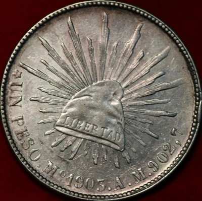 1903 Mexico Un Peso Silver Foreign Coin - Image 1 of 2