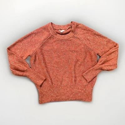 Suéter Lauren Conrad Para Mujer Grande Naranja Moteado Tejido Acogedor Otoño Pullover Foto 1 de 4